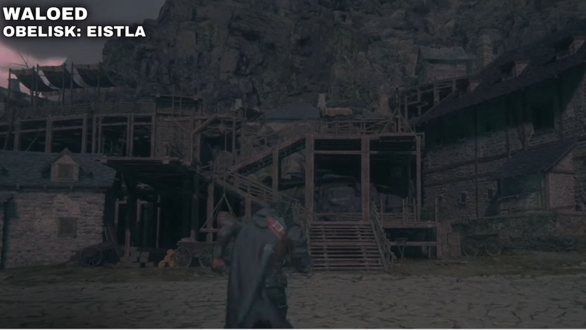 Proceed towards the center of the village (Image via Square Enix)